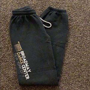 Gray broadway sweatpants